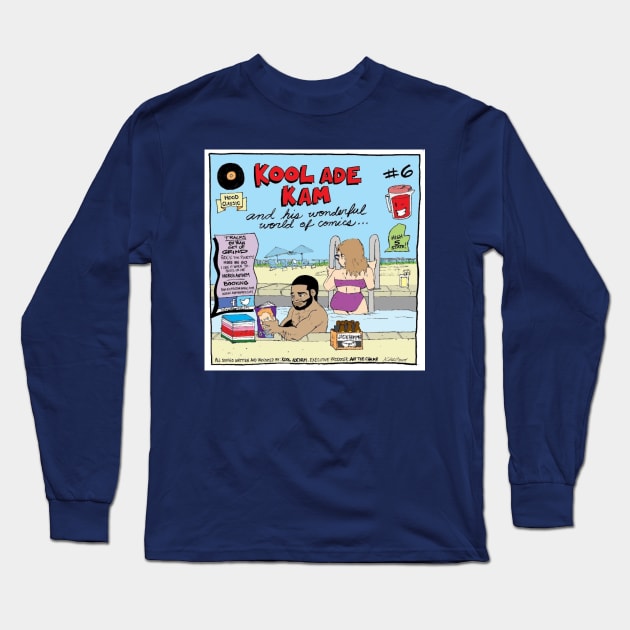 Support Kam Komics:  Kool Ade Kam and his wonderful world of comics... Long Sleeve T-Shirt by Kam Komics 